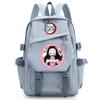 Anime Demon Slayer Ryggsekk Back To Schoolbag for Boy Girl Bookbag for Kid Gaver Menn Dame Reisebag Stor kapasitet ryggsekk