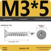 KB 846B White Zinc Nickel-Plated Carbon Steel Phillips Flat Head Self-Tapping Screw (ST2/2.5/3)