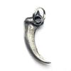 Wolf Fang Pendant, Sterling Silver 925, Native American Style