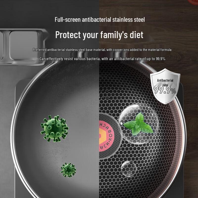 KÖBACH Wise50Pro 32cm Temperature Control Honeycomb Wok