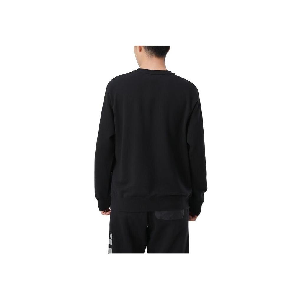 Nike Swoosh Logo Sport Casual Sweatshirt Men Sweatshirt Black CU4035-010