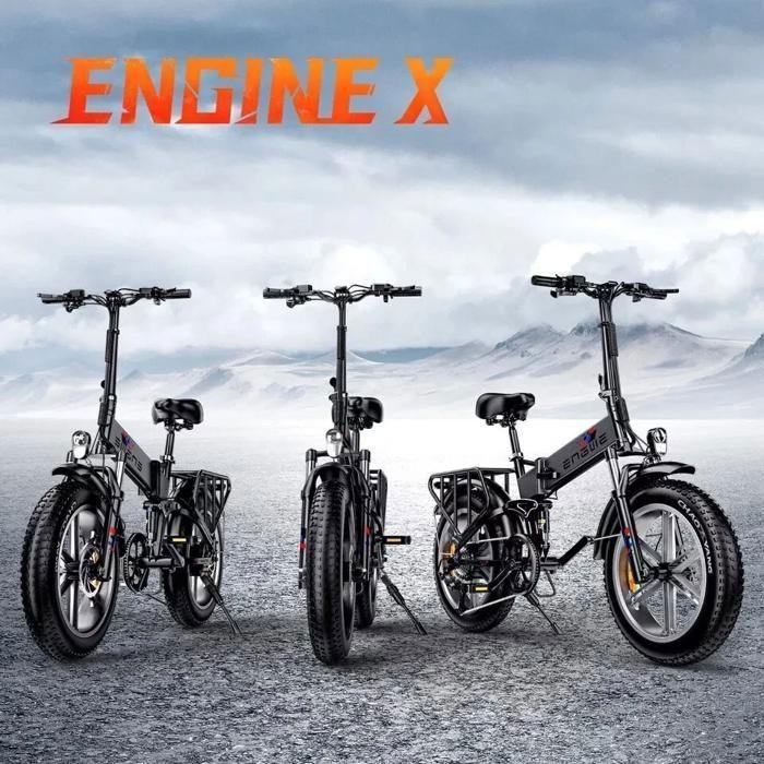 Vélo électrique pliable - ENGWE - ENGINE X - Batterie 48 V 13 Ah - Autonomie 120 km