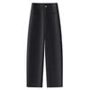Apricot Wool Blend High-Waist Harem Pants for Women - 2024 Autumn/Winter Collection