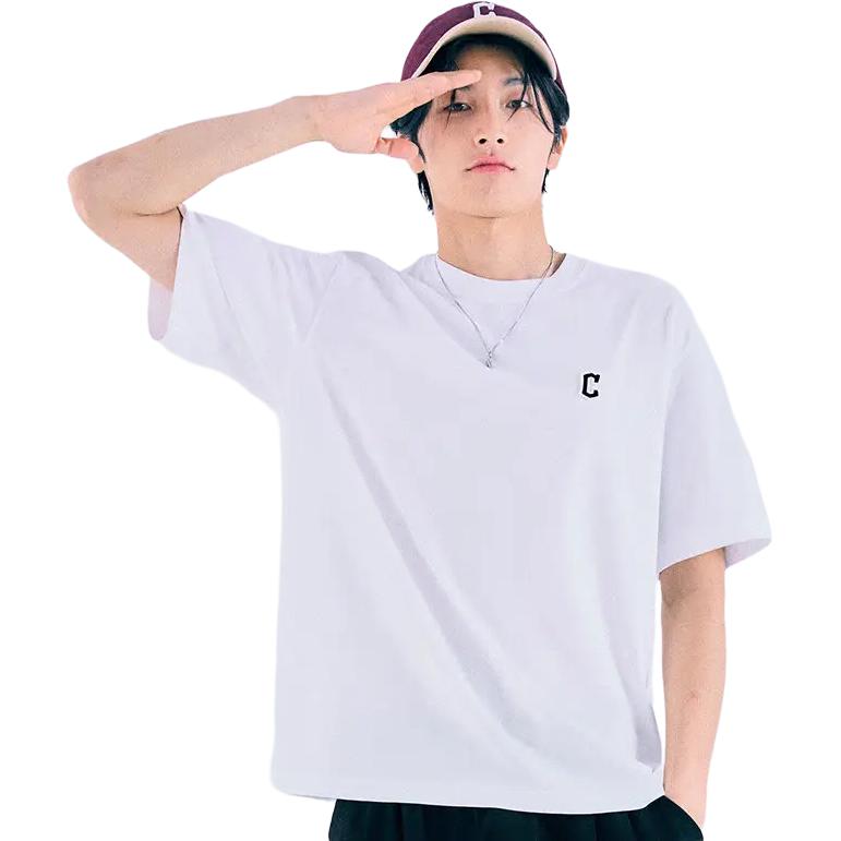 MLB Drop Shoulder Sleeve T-Shirt Men's White 3ATSB0233-45WHS