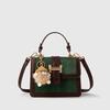 The Wizard of Oz Handbag New Green Light Luxury Fashionable Small Square Bag Stylish and Beautiful Suede Leather Single Shoulder Crossbody Bag