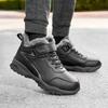 Boots Men Slip On Winter Shoes For Men outdoor Waterproof Ankle Boots Winter Boots Male Snow Botines Black Botas Femininas