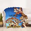 1pc, Disney Chip 'n Dale Rescue Rangers Blanket Soft Throw for Home Decor, Gift Idea for Family and Friend, Seasonal Use Blanket, Living Room, Travel
