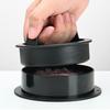 3 in 1 Hamburger Press Easy Release Non Stick Stuffed Burger Press Round Plastic Manual Meat Patty Maker for Kitchen