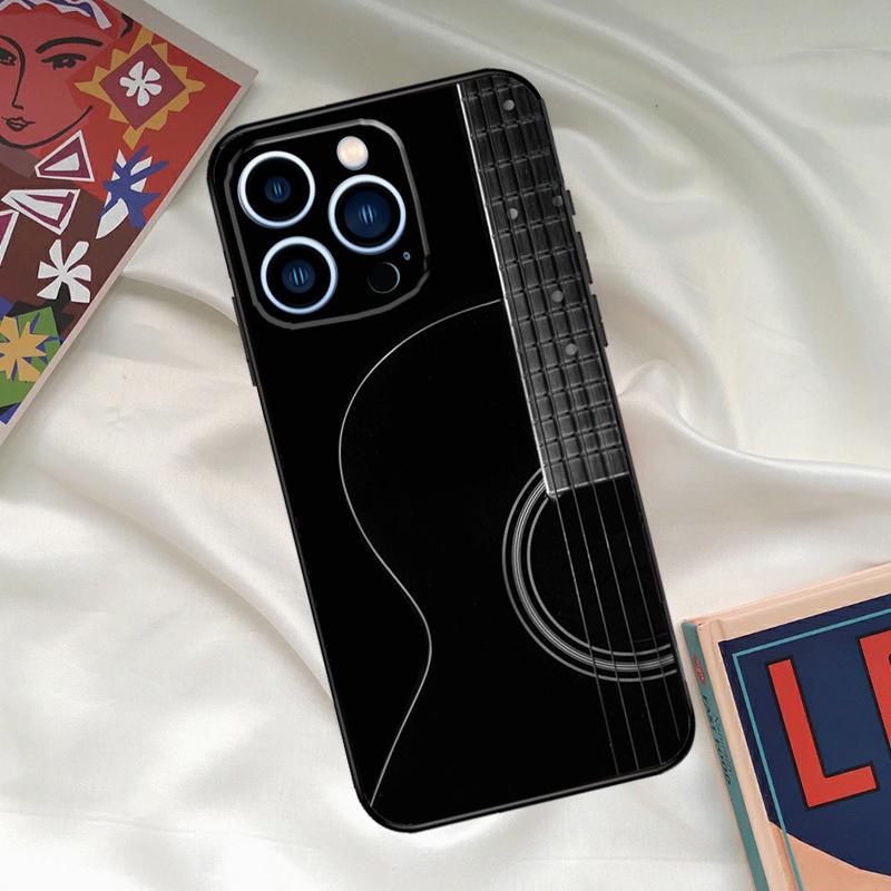 Guitar Instrument Music Phone Case For iPhone 15 14 12 11 13 16 17 Pro Max 15 16 Plus 13 Mini 16e 17 Air Funda Cover