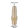 Brass Material High Pressure Cutting Nozzle Brass Water Jet Nozzle  Paper Mill Trimming