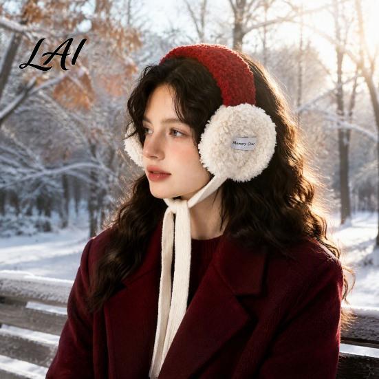 Cold Weather Outdoor Ear Covers Women Headband Earmuffs Winter Warm Plush Muffs Fleece Lightweight Muffs for Commuting Warmers Weather Cycling