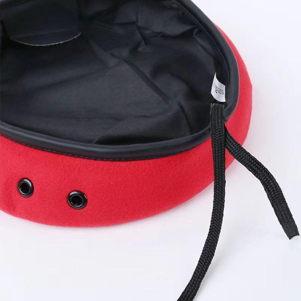 Boina de Outono e Inverno Chapéu Ajustável Boina de Pintor Unissex Chapéu de Uniforme Mulheres Homens