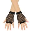 Elastic Short Fishnet Gloves Web Design Punk Rock Gloves Fingerless Mesh Gloves  Party Club