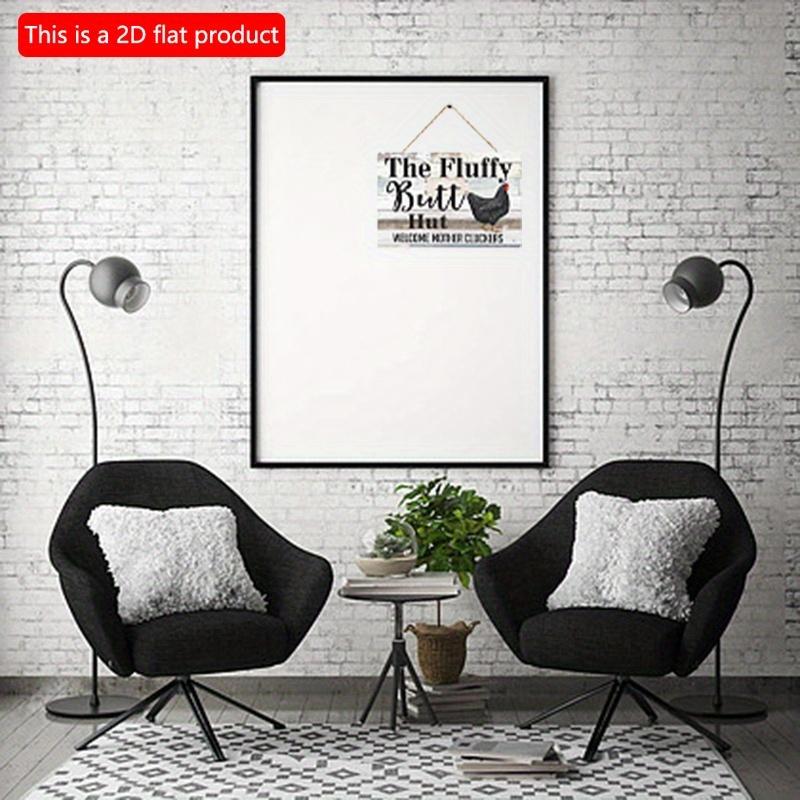 2D Flaches Holzschild 30*20cm Vintage Holz Wand Zierdekoratives Schild - Vintage Hühnerrassen. Retro-Kunst für Cafés, Pubs, Heimdekoration.