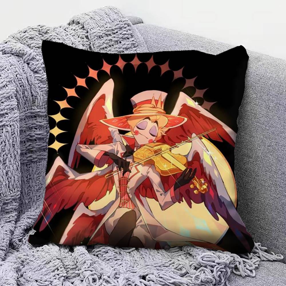 Hazbin HHotel Lucifer MMagne Pillow Covers Home Sofa Cushion Covers and Aecorative Custom