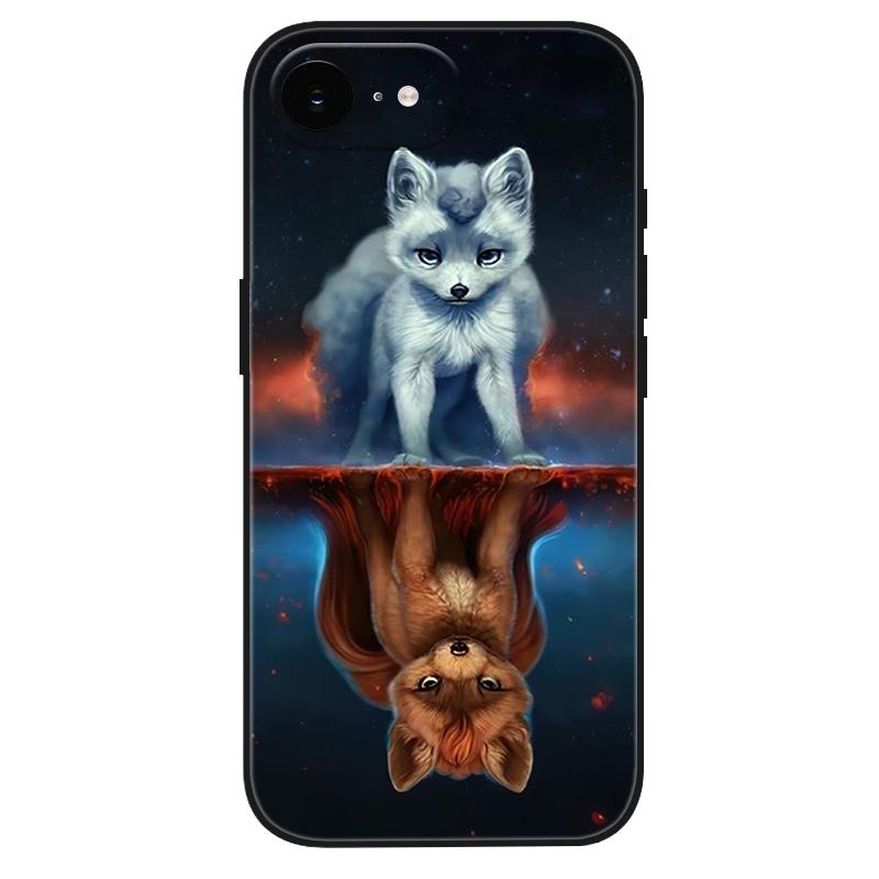For iPhone 17e Case Silicone Luxury Space Cute Painted Soft Bumper for iPhone 17e 2026 17 e Phone Cover TPU Funda Shockproof