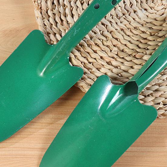 Practical Anti-corrosion Planting Shovel Multi-purpose Anti-slip Handle Metal Flower Shovel for Garden