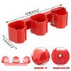 Wall Mounted Battery Holder Fixed Bracket Installation Base Battery Storage Holder Buckle System for Makita/ Milwaukee/ Bosch