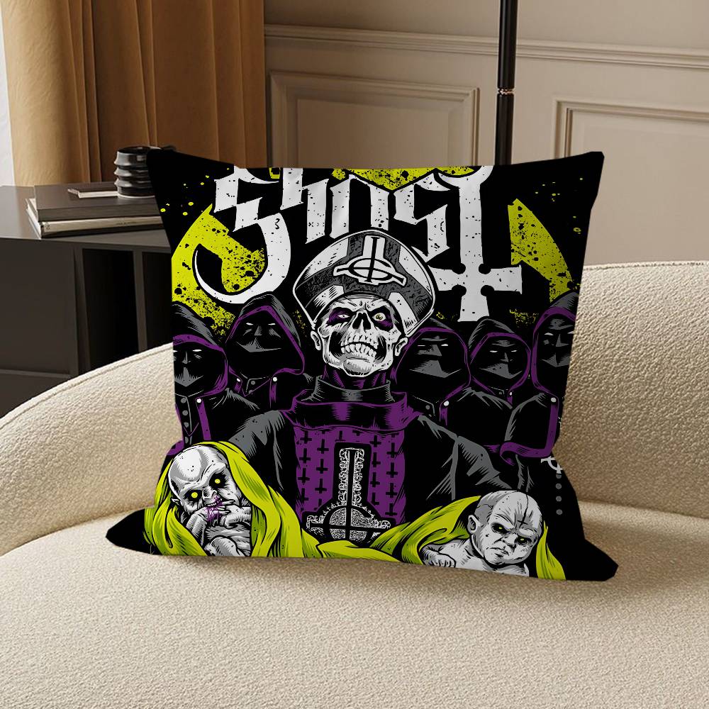 Pop Band T-The Ghosts Pillowcase Toon Gift Cushion Cover Bedroom Home Sofa Chair Seat Decor Pillow Case