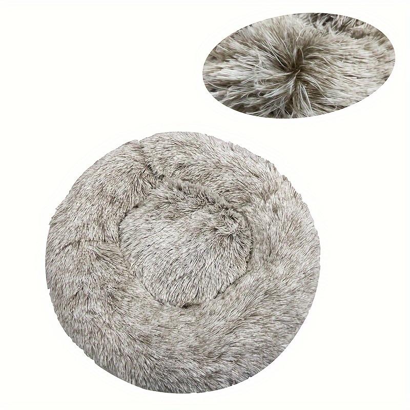 40-90cm Fluffy Dog Bed For Large Round Dog Bed Super Soft Cat House Plush Cat Nest Winter Warm Dog Pet Bed