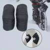 Motorcycle Knee Pads Winter Elastic for Bike Outdoor Activities Skating Oxford Cloth Plush  Winter Warm Windproof  Women Man