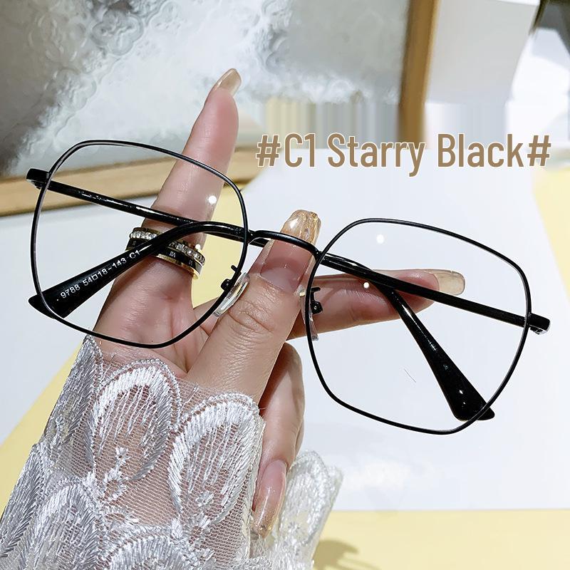 

Очки в корейском стиле с защитой от синего света: Трендовый ретро дизайн круглой формы, стройнящий лицо, для женщин и мужчин, доступен с линзами по рецепту.