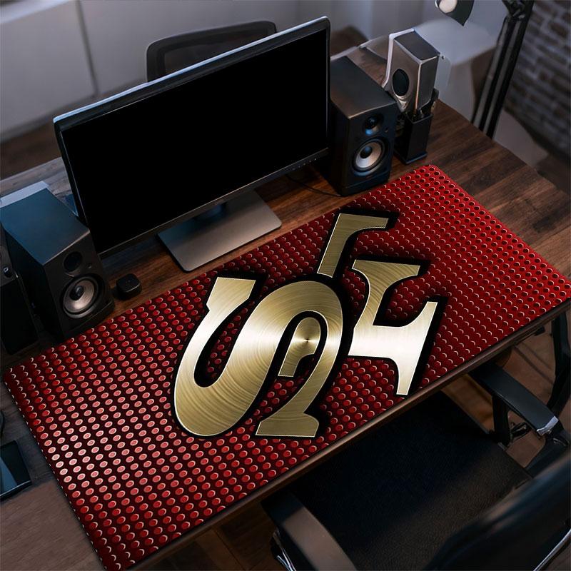 San Francisco 49ers Mouse Pad, Large Gaming Desk Mat, Non-slip XXL Mousepad for Laptop & Tablet, Mini PC Playmat with Stitched Edges
