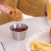 6 Pcs 70ml Dipping Sauce Bowls Leakproof Stainless Steel Sauce Cups  Outdoor Activities