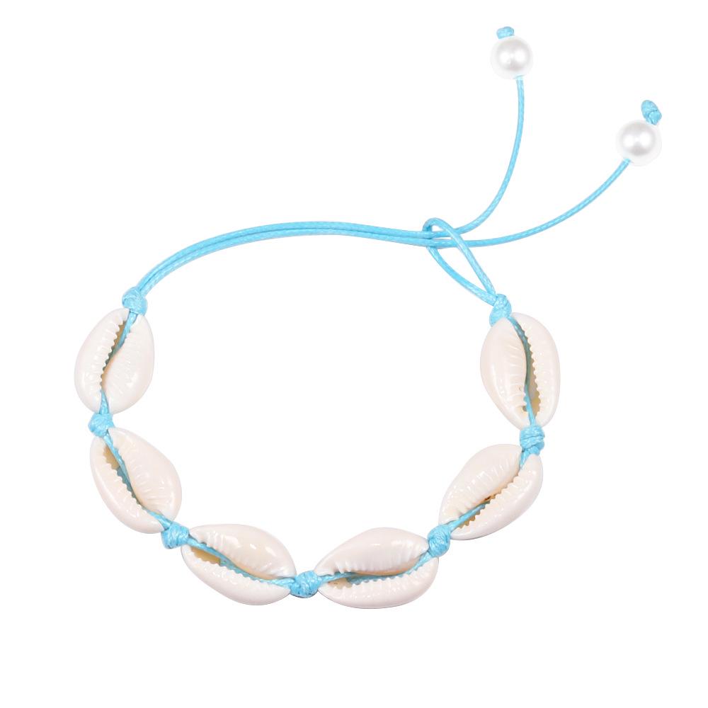 Ocean Style Adjustable Shell Bracelet – Fashionable Wristband with Multiple Styles for Women