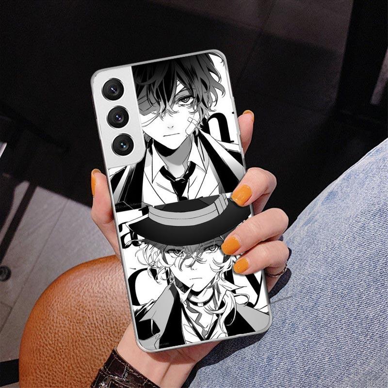 Bungo Stray Dogs Double Black Phone Case For Samsung Galaxy S24 S25 Edge S26 Ultra S23 S22 S21 Plus S20 FE + Personalized Print