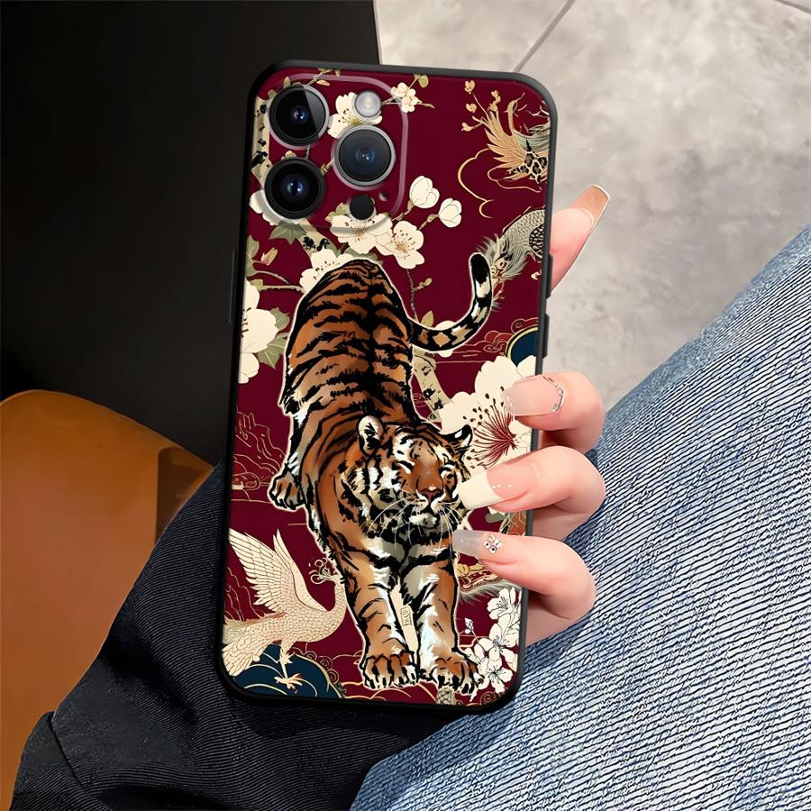 Cool Tiger Leopard Funda Phone Cover Phone Case for Apple iPhone 14 17 Pro Max 13 16 11 XR XS MAX 12 15 Pro 7 8 Air