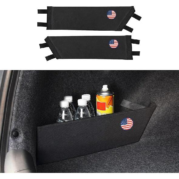 2PCS Rear Trunk Organizer Side Divider Board Compatible with 11th Gen Honda Accord 2024 2025 Interior Accessories