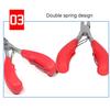 Pig Teething Pliers, Ergonomic Pig Clippers for Cutting Baby Teeth of Small Animals like Piglets and Rabbits (Red)