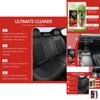 Homonth Nettoyant pour taches intérieures de voiture 120 ml Nettoyant multifonctionnel pour cuir et tableau de bord
