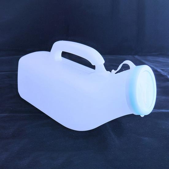 Yousheng 1200 ML Male Urinal with Cap Reusable Plastic Urinal Pot Men Urinal Accessories for Home Elderly Bedridden