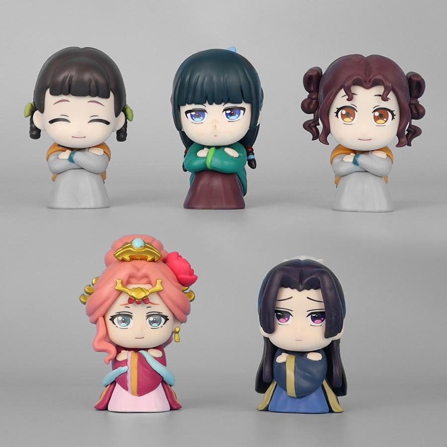11cm Kusuriya no Hitorigoto Anime Figure Q Version Maomao Action Figure Kawaii Sitting Jinshi Figurine PVC Collection Model Toys