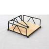 Flat Paper Holder Kitchen  Paper Holder with Tension Arm Tissue Paper Dispenser for Countertop Table