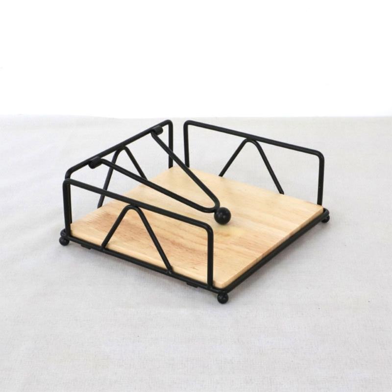 Flat Paper Holder Kitchen  Paper Holder with Tension Arm Tissue Paper Dispenser for Countertop Table