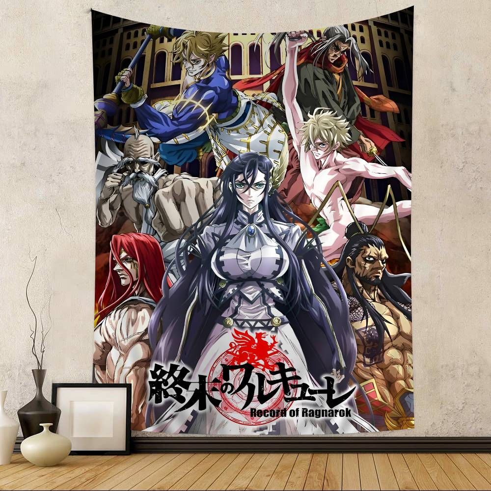 Anime Record Of Ragnarok Tapestry Art Printing Japanese Wall Tapestry Anime Wall Hanging Home Decor