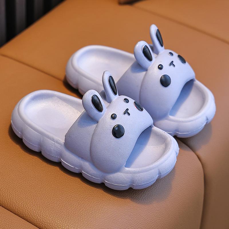 Cartoon parent-child rabbit children's slippers for girls, summer indoor and outdoor non-slip new style comfortable sandals