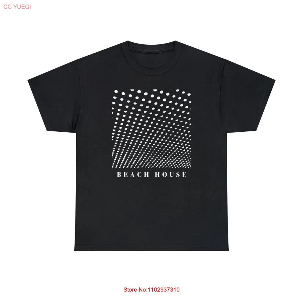 Beach House T Shirt Vintage Unisex Casual Top For Everyday Wear Versatile Streetwear Homme Slightly Comfortable Fashion
