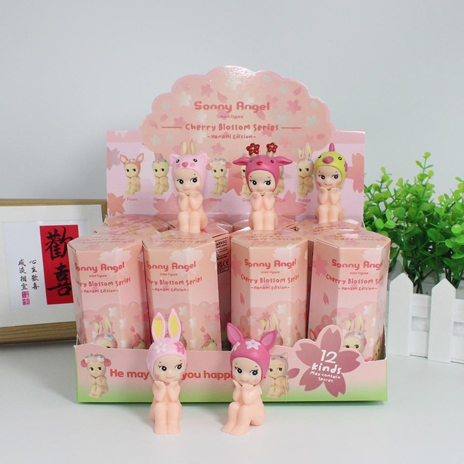 Yeni  satılık Sonnes Angels Kiraz Çiçeği Serisi Anime Figürleri Süsler Bebekler Hayranlar Çocuk Hediye Rastgele