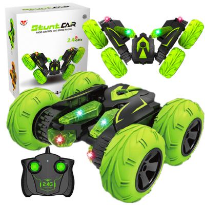 Electric Competitive RC Stunt Car Toy,Remote Control Car,Double-Sided Rotation 360°,High-Speed 4WD Off-Road Vehicle,for Kids 6 7 8 9 10 11 12 Year Old