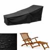 Dustproof, Waterproof, and Sunproof Furniture Lounge Chair Cover Sunlounger Cover Outdoor Beach Chair Cover Outdoor Lounge Chair Uv Protection Cover