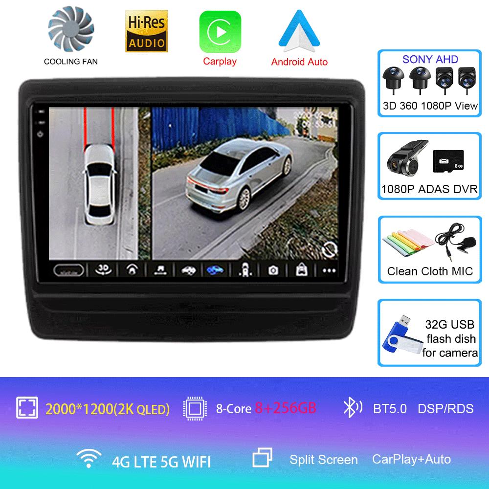 For Isuzu DMAX 2020 2021 2022 8 Core Android 14 Car Radio Video Player GPS Stereo CarPlay 8G 256G No 2din Navigator Screen