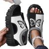 Large size new fly-woven fish mouth sandals platform mesh butterfly embroidered sandals foot cover women's sandals