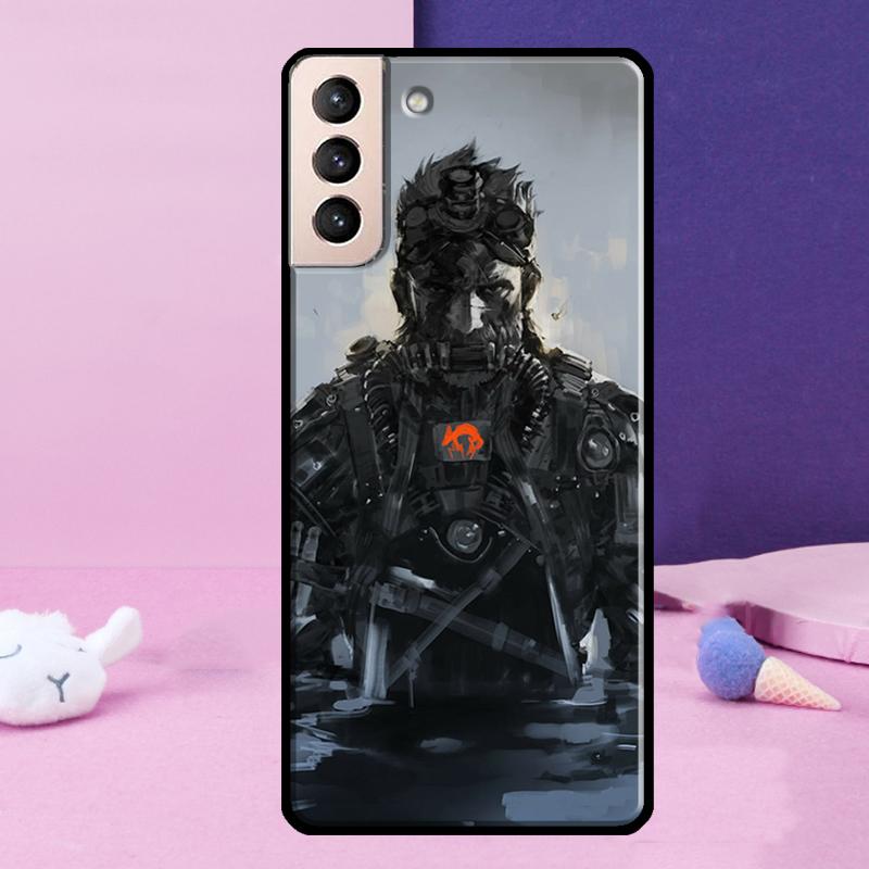Metal Gear Solid Case For Samsung Galaxy S23 S22 Ultra S21 S20 FE Note 10 20 Ultra S8 S9 S10 Plus Cover