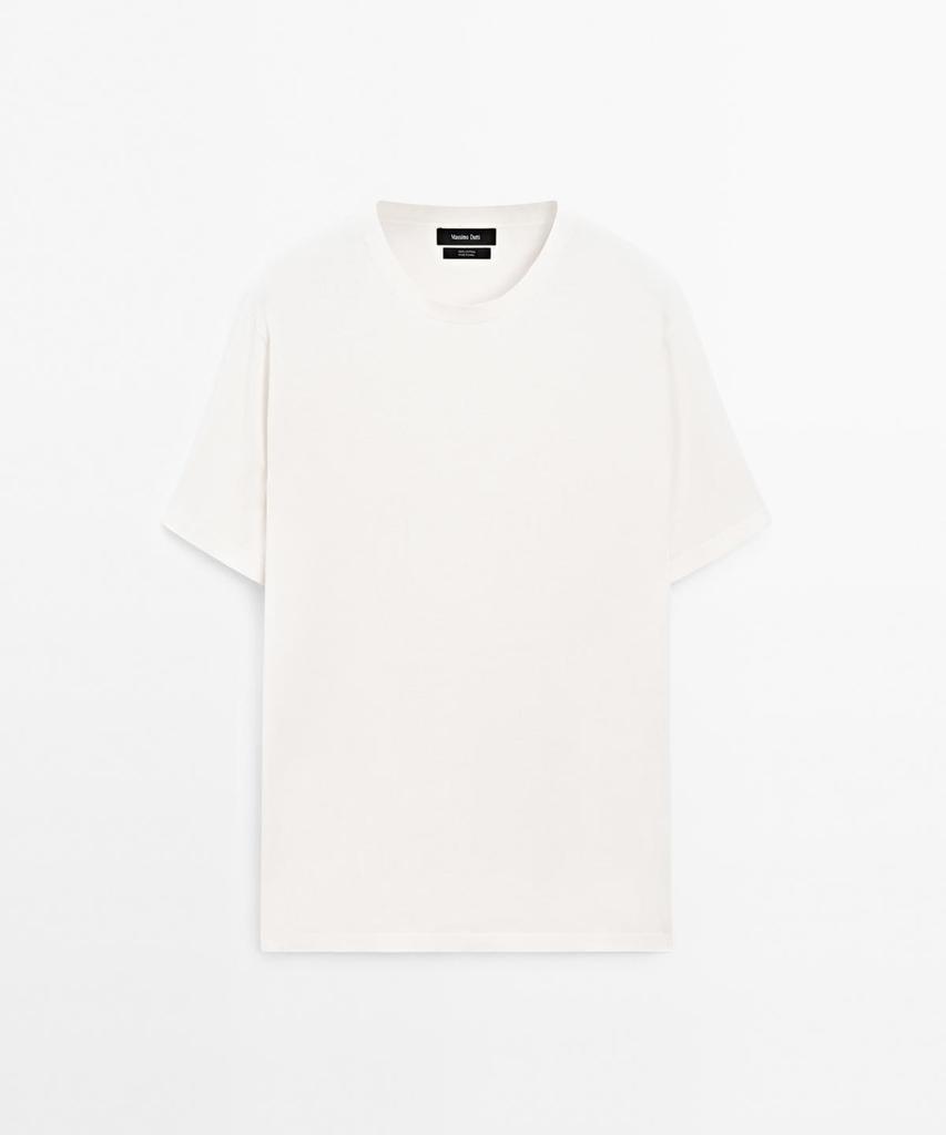 Masimodutti Cotton Knit T-Shirt