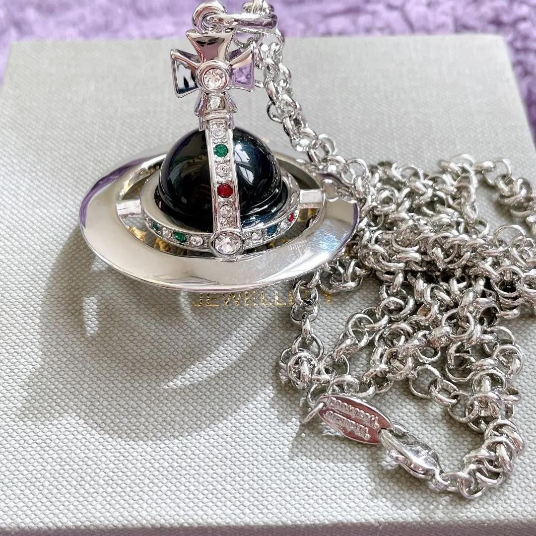 VivienneWestwood Mazs Orb Kaklarota Piparmētra 80