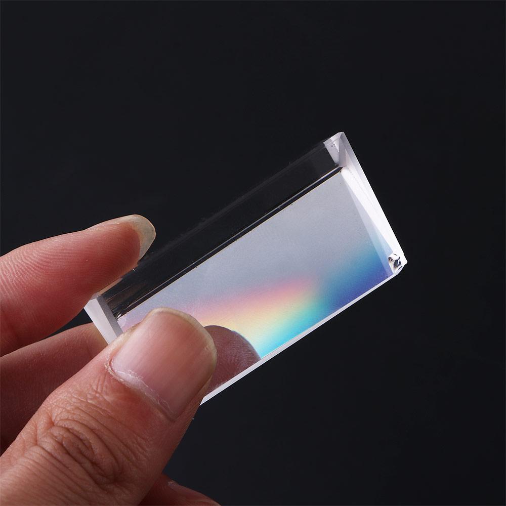 Triangular Prism Glass Reflecting Physics Stem Science Toys Triangular Color Prism Rainbow Prisma